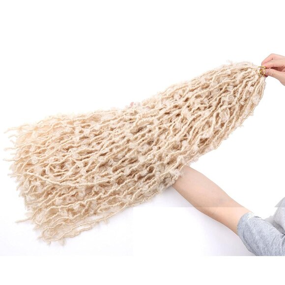 Crochet Hair Faux Locs 36 Inch Synthetic Pre Twisted for Black Women 5 Pack - Picture 5 of 7